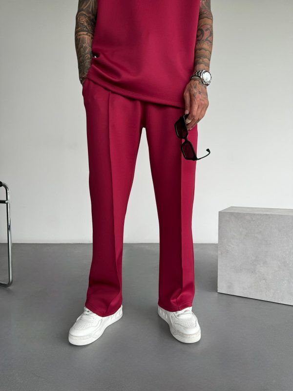Men's Clothing Pants Men's Four Seasons Loose Straight Sports Casual Trousers_viptrois.com