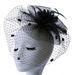 Bridal Head Flower, Retro Veil, Evening Dress, Mesh Feather Toast Dress, Hair Accessories, Shanghai Night Cheongsam, Celebrity Headdress_viptrois.com