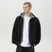Lazy Style Imitation Deer Plush Fake Two Piece Cardigan Hooded Sweater Men's Autumn And Winter New Retro Trendy Brand Knitted Sweater Jacket_viptrois.com