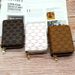 Saint Sulpice Series Geometric Pattern Print Color Blocking Multiple Colors Available Men Women Universal Card Clip Card Case Coin Purse_viptrois.com