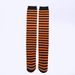Christmas Striped Thigh Women's Long Over-the-Knee Party Halloween Socks_viptrois.com