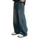 "90s Vintage Wide-Leg Jeans – Unisex High Waist Relaxed Fit Denim Pants (Oversized Straight Cut, Retro Streetwear Year-Round Staple)"_viptrois.com