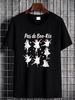 Pas De BOO-rée Ghost Ballet Dancer Halloween Dance Teacher T-Shirt Versatile Casual Fashion Stretched Female Print Round Neck Short Sleeve Slightly T-Shirt For Women Casual Top For Everyday Wear Women Top Graphic Tees Streetwear Designer Clothes_viptrois.com