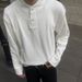 Popular Hot-selling Cleanfit Spar New Henry Collar Basic Old Money Long-sleeved Boxy Version Front Shoulder Fit Primer Sweater Autumn And Winter_viptrois.com