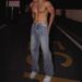 Men's Clothing New High Street Staple Full Diamond Jeans Men's Niche Flash Diamond Retro Straight Trousers_viptrois.com