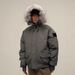 American Retro Fur Collar Pie Overcomes Men's Winter American Trendy Brand Thickened Warm Cotton Clothes Loose Gray Tooling Jacket_viptrois.com