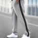 Men's Clothing Casual Sports Buttoned Men's Trousers Men's Autumn Loose Straight Wide Leg Button Color Matching Large Size Trousers Men_viptrois.com