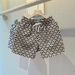 Men's And Women's Trendy Houndstooth Print Summer Shorts Casual Sophisticated Loose Fitting Five Point Pants_viptrois.com