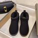 SHLIANG New Snow Boot Style Short Mini Winter Sheepskin Boots Women Waterproof Natural Wool Ankle Boots Fur Lined Ankle Warm Flat Shoes Y0072_viptrois.com