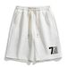 Men's Clothing Thin Casual Cute Printed Shorts Knee Length Loose Pants Quick Drying Sports Ice Silk Casual Shorts_viptrois.com