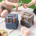 Functional Bags Layer Lunch Bag, Large Capacity Lunch Bag, Outdoor Picnic Waterproof Ice Pack, Bag_viptrois.com