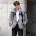 Men's clothing Autumn-winter fur men's coat Fashion casual silver fox fur coat thickened to keep warm_viptrois.com