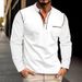 2025d 2024 Spring And Autumn New Stand Collar Polo Sweatshirt Men's Base Shirt_viptrois.com