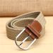 Unisex 39 color elastic woven elastic belt men's and women's belt canvas belt_viptrois.com