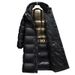 Men's Clothing Winter Black And Gold Cold Proof Clothing Warm Couple Hooded Jacket Fashionable Suspender Tops Unisex Cotton Clothing_viptrois.com