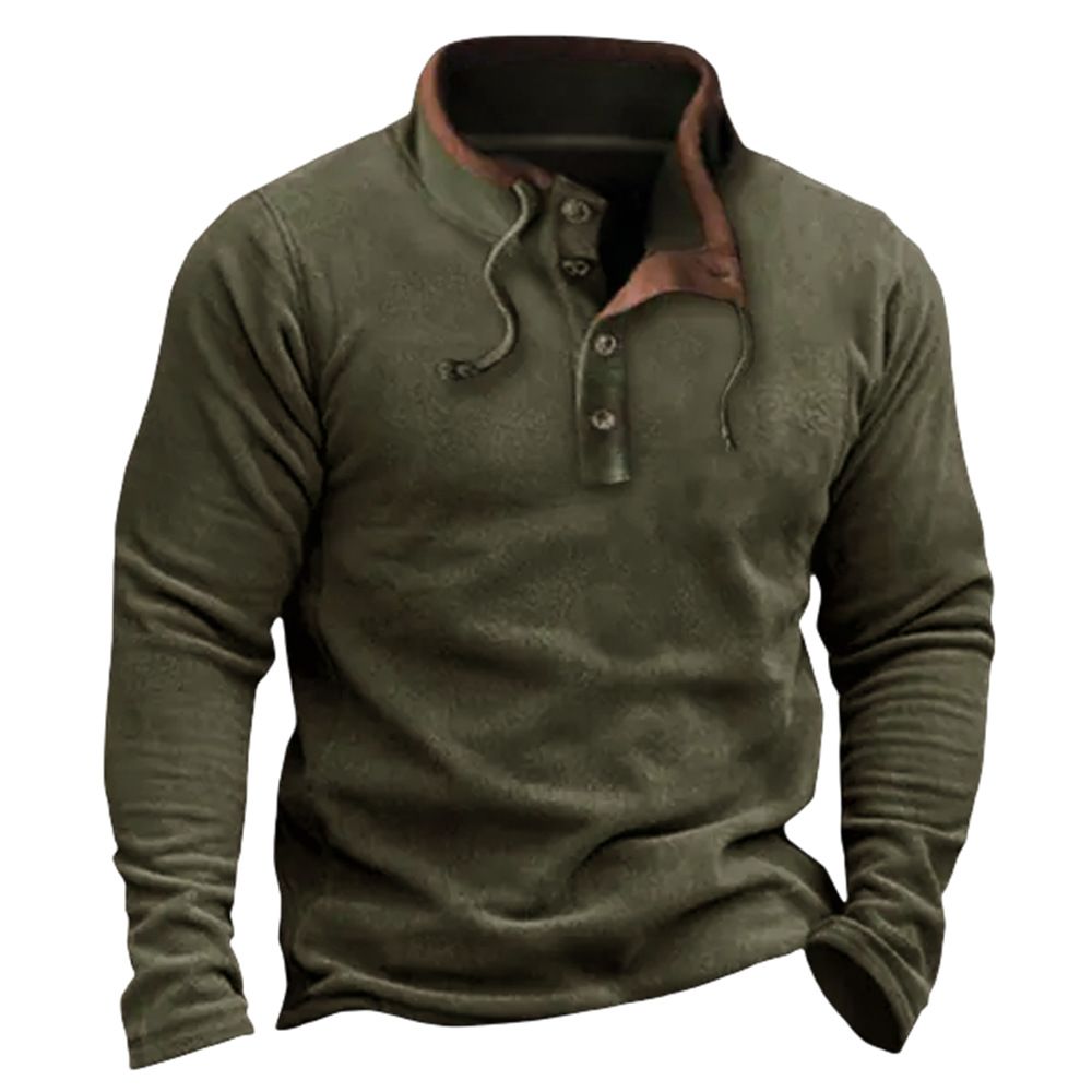 Men's Clothing Fleece Zip-Up Hoodie With Color Block Design, Warm Pullover Sweatshirt For Autumn & Winter, Lightweight & Comfortable, Casual Outerwear_viptrois.com