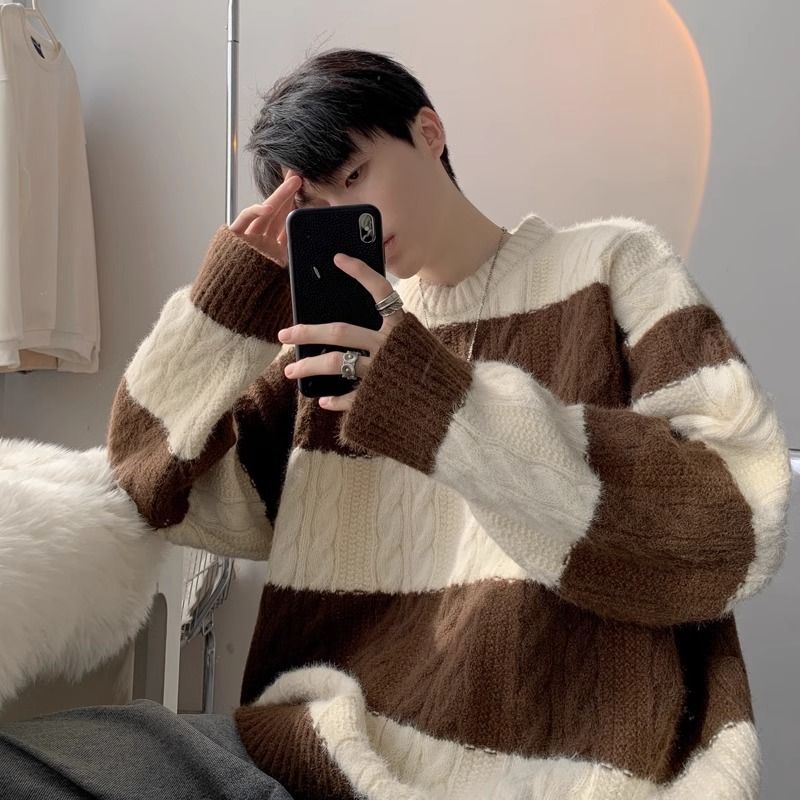 Autumn Knitted Sweater Men's Interior Undercover Junior Loose Thread Jacket_viptrois.com