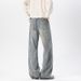 American Retro Lightning Pattern Flared Jeans For Men, Autumn Winter Trendy Brand, Stylish And Slimming, Plus Size,_viptrois.com