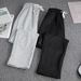Unisex Casual Jogger Pants With Drawstring Waist, Loose Fit Sweatpants For Men & Women, Comfortable Polyester Lounge Pants For Sports & Everyday Wear_viptrois.com
