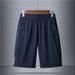 Men's Plus Size Ice Silk Shorts - Summer Athletic Loose Fit Breathable Quick Dry Running Shorts With Stretch (Black, Blue, Gray) - Sizes L To 10XL_viptrois.com