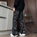 Men's Clothing Men's Camouflage Pants Summer Style Pleated Military Work Casual Long Straight Leg Drape For Formal & Casual_viptrois.com