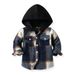 kid's clothing Unisexe hooded plaid shirt for men and women Spring and autumn street fashion wear with CuHK children's casual short jacket_viptrois.com