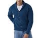 Men's Slim-Fit Knit Cardigan – Lightweight Polyester Blend, Button-Up Long Sleeve For Casual & Office Wear_viptrois.com