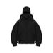 Unisex Oversized Drop Shoulder Hoodie - Winter Fleece-Lined Streetwear, Retro Pullover With Face Cover_viptrois.com