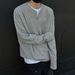 Unisex Autumn Couple Hoodie Long Sleeve Waffle Knit Pullover Loose Fit Casual T-Shirt (Black, Light Grey, Beige)_viptrois.com