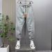 Men's Fleece-Lined Jogger Pants – Slim Fit Casual Trousers With Drawstring Waist (Black/Grey, Sizes M-3xl) | Lightweight & Winter-Ready_viptrois.com