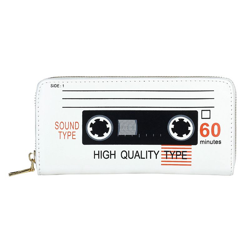 Women’s Bags Spray Recorder Creative Wallet Printing Clutch Small Fresh Coin Purse Mobile Phone Bag Card Bag Trend_viptrois.com