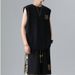 2025 New Fashion Trend Embroidered Casual Sports Suit Men's Sleeveless T-Shirt Two-Piece Set Summer Thin Vest_viptrois.com