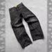 Men's Clothing Harajuku Retro Bat Pattern Embroidery Loose Jeans Men Street Y2K Pants Slouchy Jeans_viptrois.com