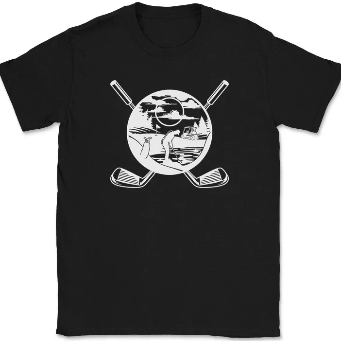 Golfing Life T-Shirt Mens Womens Tees Top Funny Hobby Putt Ball Club Landscape Gift Graphic Tee_viptrois.com