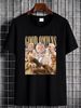 Good Omens Vintage T Shirt Aziraphale Crowley 90S Sweater 2023 Retro Homage Bootleg Top For Everyday Wear Fashion Homme Streetwear Stylish Unisex_viptrois.com