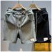 Men's Clothing Straight Blue Thin Jeans Ins Summer Daily Wear Shorts Japanese Lazy Five Point Shorts_viptrois.com