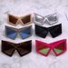 Men's Sunglasses Y2k Sunglasses Uv400 Retro Men And Women The Same Style Silver Sci Fi Futuristic Large Frame_viptrois.com