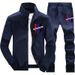Men's 2-Piece Casual Sportswear Set – Trendy Zip-Up Hoodie & Jogger Pants (M-8XL) | Korean Street Style_viptrois.com
