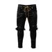 European And American New Men's Slim-fitting Ripped Pants New Men's Paint Jeans_viptrois.com