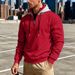 Men's Fleece-Lined Hooded Zip-Up Sweatshirt – Thick Fall/Winter Pullover With Stand Collar For Casual & Commute_viptrois.com