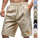 Men's Premium Linen Shorts – Ultra-Breathable 5" Summer Shorts With Relaxed Fit & Quick-Dry Fabric – Versatile For Beach, Gym & City Exploration_viptrois.com