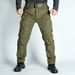 Men's Ix7 Fleece Lined Waterproof Hiking Pants Outdoor Warm Long Casual Cargo Pants For Autumn Winter Thick_viptrois.com