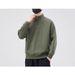 Men's Half Zip Loose Fit Pullover Hoodie, Trendy Stand Collar Sweatshirt For Spring & Autumn, Soft & Breathable Polyester Blend_viptrois.com