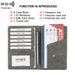 Women's Wallet & Men's Wallet Passport Bag Travel Passport Card Bag Multi-function Certificate Bag Degaussing Rfid Passport Holder_viptrois.com