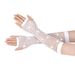Women's Diamond Mesh Gloves - Sexy Fishnet Design, Elastic & Long, Retro Nightclub Party Accessories (Hot & Glamorous)_viptrois.com