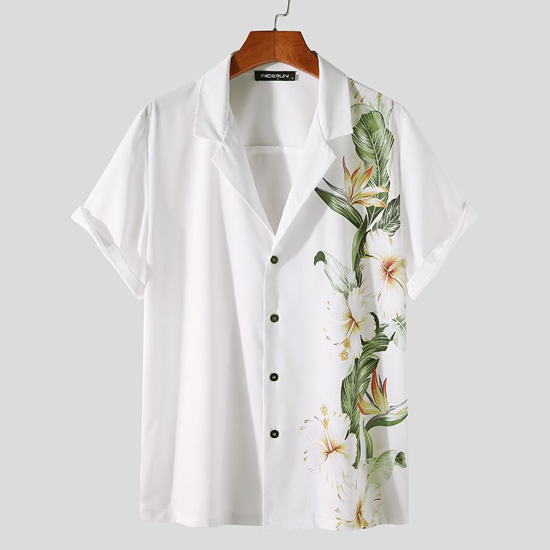Men's Clothing Printed Beach Shirt Fashion Casual Street Trend Men's Wear_viptrois.com
