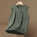Men's Clothing Vest Summer Leisure Sports Breathable Round Neck Waistcoat New Sleeveless T Shirt Top Clothes Sweatshirt_viptrois.com