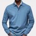 "Classic Knit Button-Up Shirt – Versatile Polyester Long Sleeve For Casual & Smart Wear (Multiple Colors)"_viptrois.com