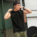 Men's Sleeveless T-Shirt Summer Style Trendy Hooded Vest Short-Sleeved Unisex Hoodie for Outdoor & Sport Wear_viptrois.com