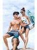 Premium Products Large Size Quick Drying Shorts, Surfing Gradient Color Beach Pants, Men's Swimming Trunks_viptrois.com